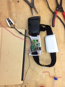 1st hack wires solderd 